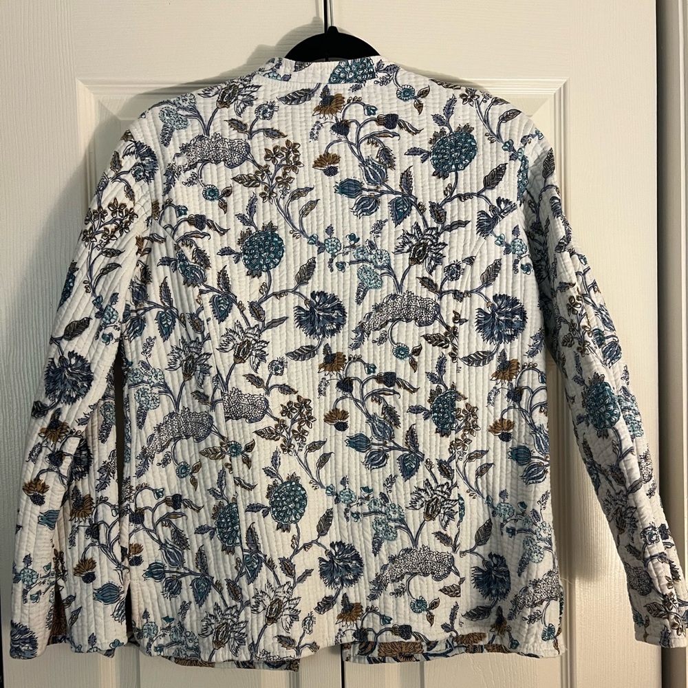 Floral Patterned Women's Jacket - Picture 3 of 3